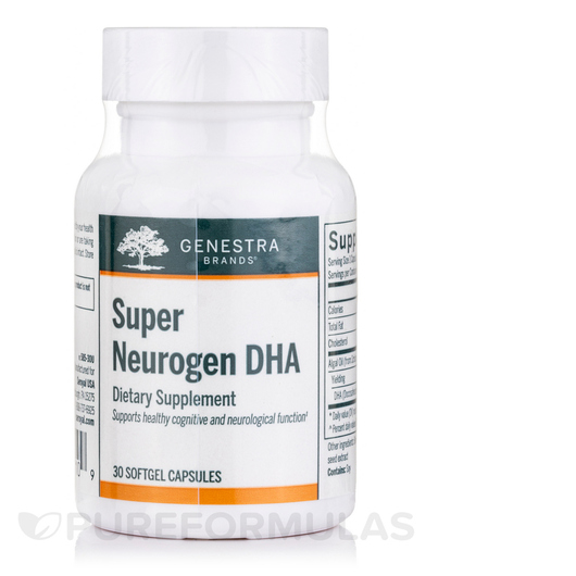 Основное фото товара Genestra, ДГК, Super Neurogen DHA, 30 капсул