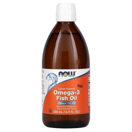 Основное фото товара NOW, Омега 3, Omega 3 Fish Oil, 500 мл