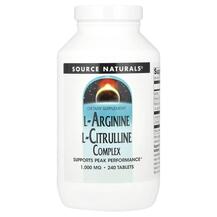 L-Arginine L-Citrulline Complex 1000 mg L-Цитруллин