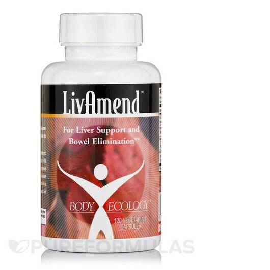 Основное фото товара Body Ecology, Поддержка кишечника, LivAmend, 120 капсул