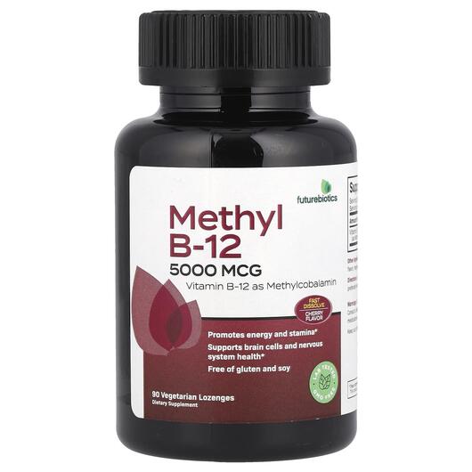 Основное фото товара Витамин B12 Метилкобаламин, Methyl B-12 5000 mcg, 90 конфет