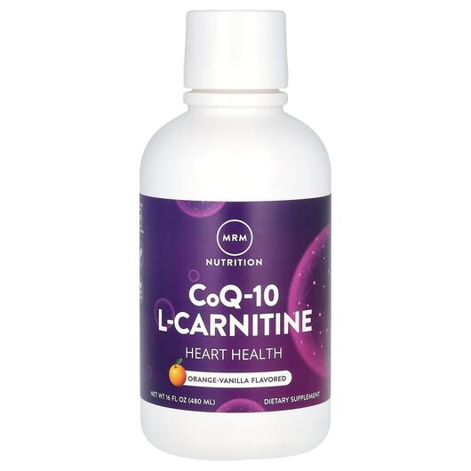Основное фото товара MRM, Коэнзим CoQ-10 L-Карнитин, CoQ-10 L-Carnitine, 480 мл