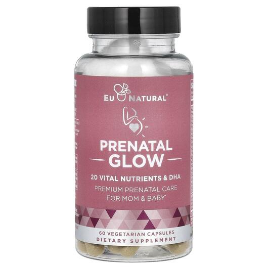 Основное фото товара Eu Natural, ДГК, Glow Folate & DHA, 60 капсул