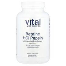 Betaine HCl Pepsin Gentian Root Extract Бетаин Vital