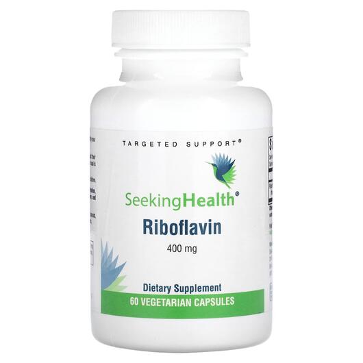 Основное фото товара Витамин B2 Рибофлавин, Riboflavin 400 mg, 60 капсул