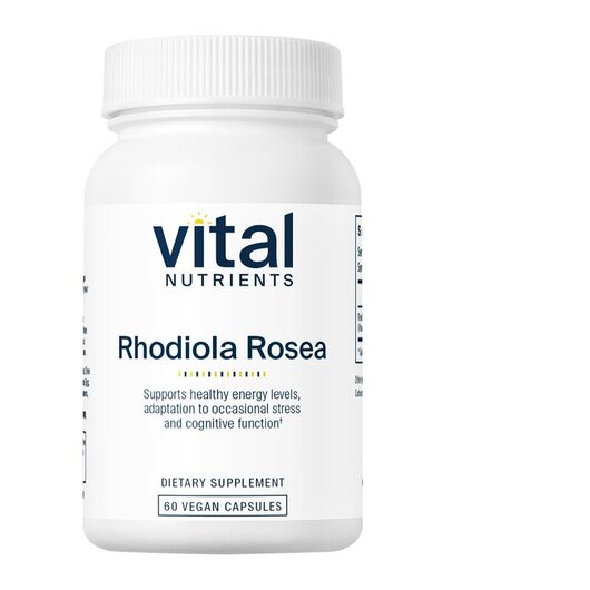 Основное фото товара Vital Nutrients, Родиола, Rhodiola rosea 3% 200 mg, 60 капсул