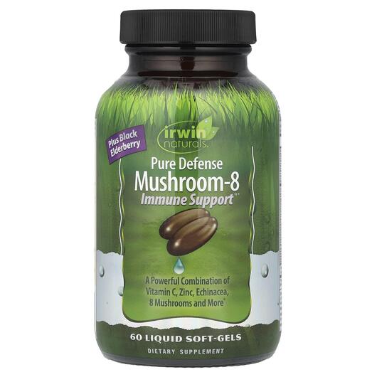 Основное фото товара Грибы, Pure Defense Mushroom-8 Immune Support, 60 капсул