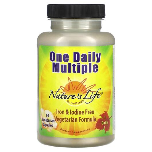 Основное фото товара Natures Life, Мультивитамины, One Daily Multiple, 60 капсул