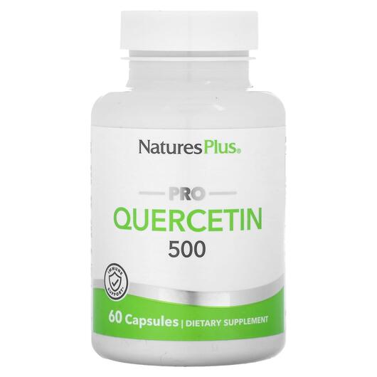 Основное фото товара Natures Plus, Кверцетин, Pro Quercetin 500, 60 капсул
