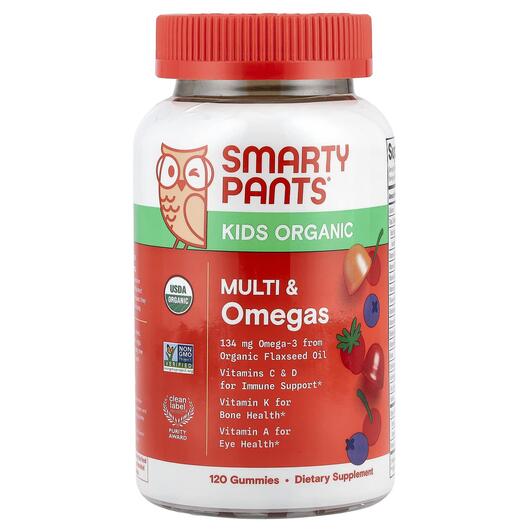 Основное фото товара Мультивитамины, Organics Kids Complete, 120 Vegetarian Gummies