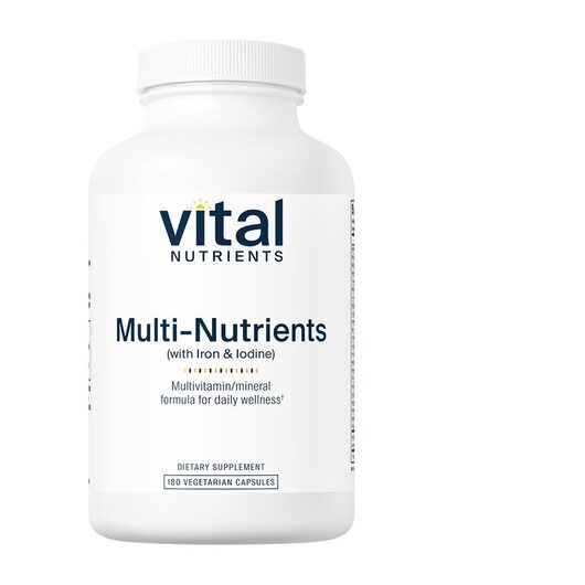 Основное фото товара Йод, Multi-Nutrients with Iron and Iodine, 180 капсул