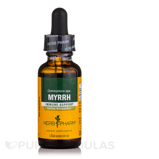 Основное фото товара Herb Pharm, Мирра смола, Myrrh, 30 мл