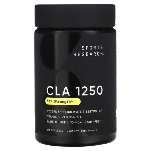 Основное фото товара Линолевая кислота, CLA 1250 Max Potency 1250 mg, 90 капсул
