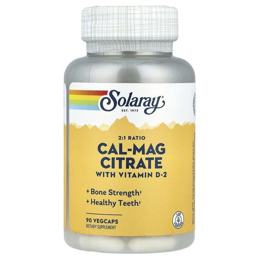 Основное фото товара Кальций Магний Цитрат с D2, Cal-Mag Citrate with D-2, 90 капсул