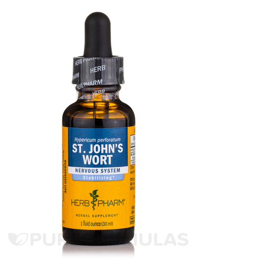 Основное фото товара Herb Pharm, Зверобой, St. John's Wort, 30 мл