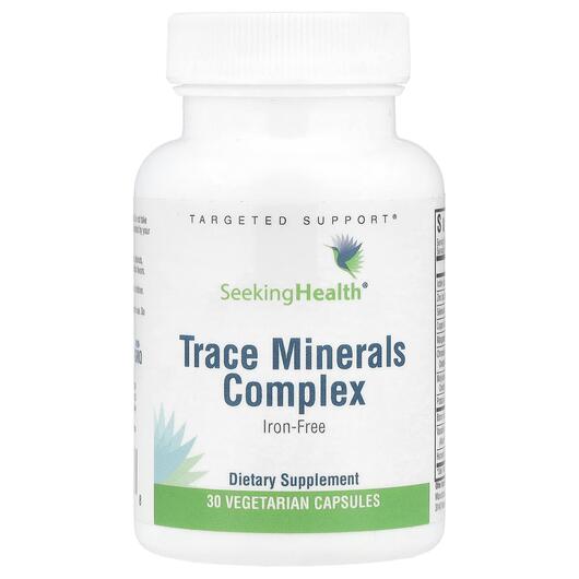 Основне фото товара Seeking Health, Trace Minerals Complex, Мінерали, 30 капсул