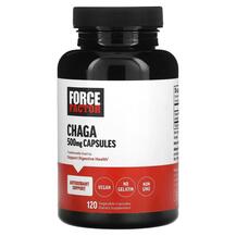 Chaga 500 mg Грибы Чага Force Factor 120 капсул