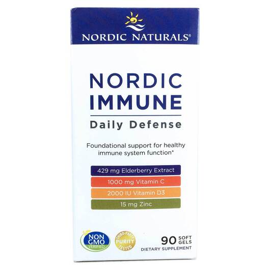 Основное фото товара Ежедневная защита, Nordic Immune Daily Defense, 90 капсул