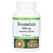 Natural Factors, Bromelain 500 mg 90, Бромелайн, 90 капсул