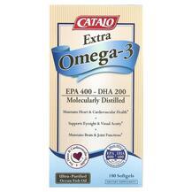 Extra Omega-3 Омега 3 CATALO 180 капсул Extra Omega-3 Омега 3 CATALO 180 капсул