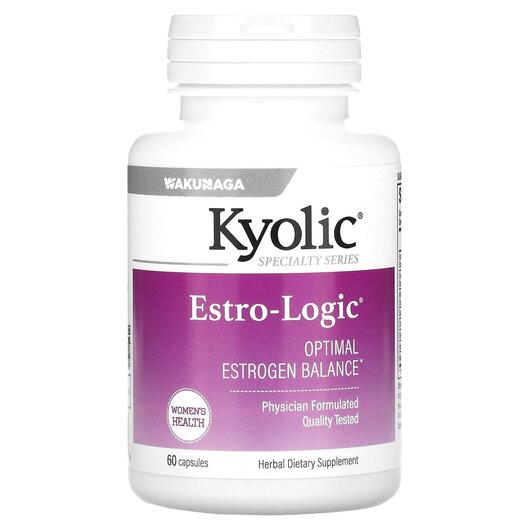 Основное фото товара Kyolic, Поддержка эстрогена, Estro-Logic, 60 капсул