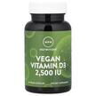 Фото товара Vegan Vitamin D3 2500 IU 60, Веганский Витамин D3 2500 IU, 60 кап