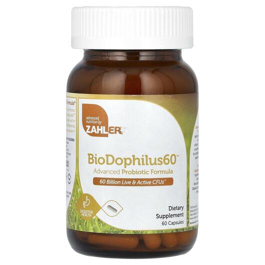 Основное фото товара Zahler, Пробиотики, BioDophilus60 Probiotic, 60 капсул