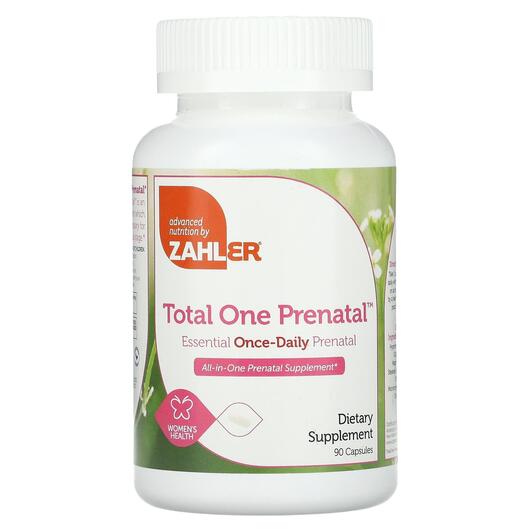 Основное фото товара Zahler, Витамины для беременных, Total One Prenatal, 90 капсул