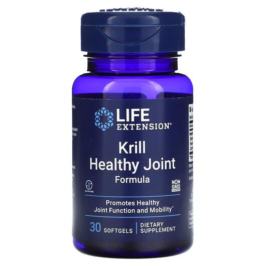 Основное фото товара Поддержка суставов, Krill Healthy Joint Formula, 30 капсул