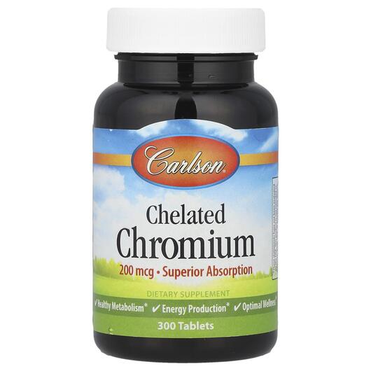 Основное фото товара Chelated Chromium 200 mcg, Хелатированный хром 200 мкг, 300 табле