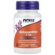 Фото товара NOW, Астаксантин 4 мг, Astaxanthin 4 mg, 60 капсул