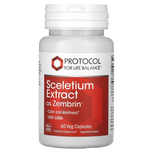Основное фото товара Protocol for Life Balance, Канна, Sceletium Extract, 60 капсул