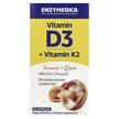 Фото товара Enzymedica, Витамины D3 + K2, Organic D3 + Vitamin K2, 60 капсул