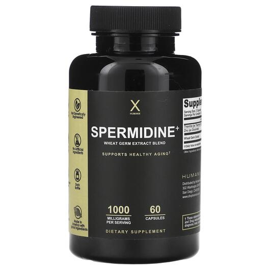 Основное фото товара HumanX, Спермидин, Spermidine+, 60 капсул