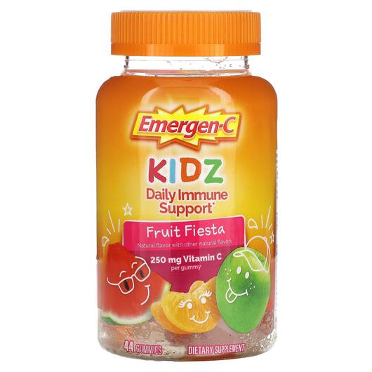 Основное фото товара Kids Daily Immune Support Fruit, Поддержка иммунитета, 44 таблето