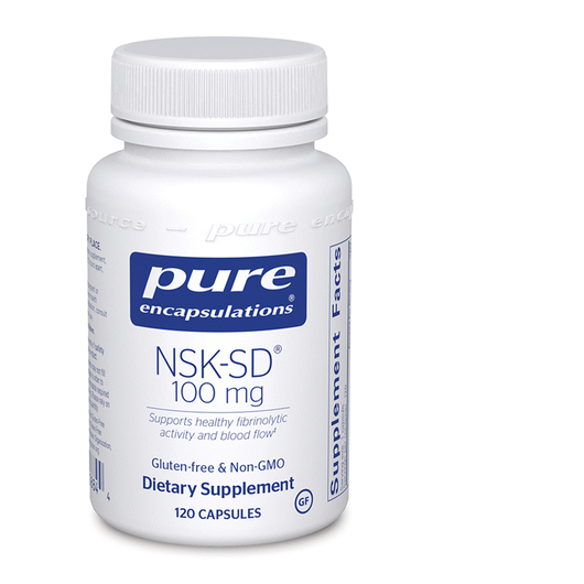 Основное фото товара Pure Encapsulations, Наттокиназа, NSK-SD 100 mg, 120 капсул