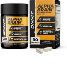 Підтримка мозку Alpha Brain Onnit 90 капсул Підтримка мозку Alpha Brain Onnit 90 капсул