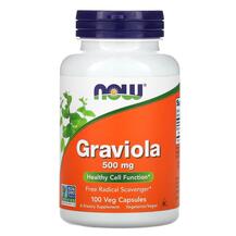 Graviola 500 mg Гравиола 500 мг NOW 100 капсул