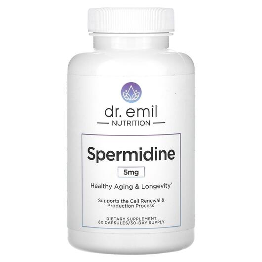 Основное фото товара Dr. Emil Nutrition, Спермидин, Spermidine 2.5 mg, 60 капсул