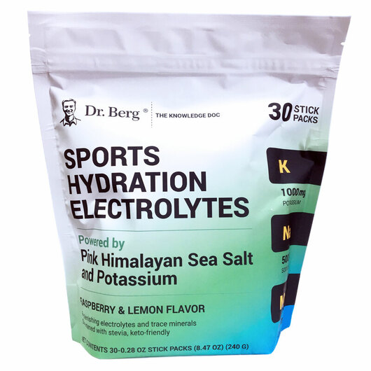 Основное фото товара Dr. Berg, Электролиты, Sports Hydration Electrolytes, 240 г