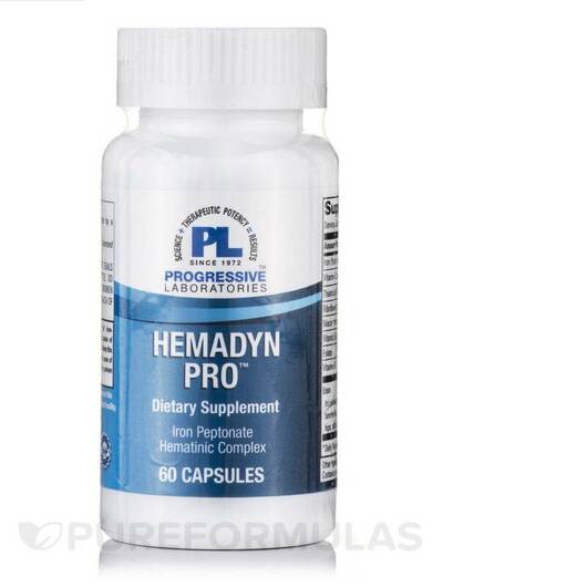 Основное фото товара Progressive Labs, Железо, Hemadyn Pro, 60 капсул