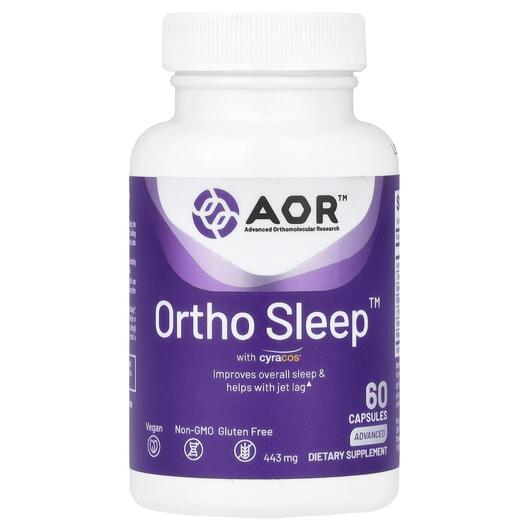 Основне фото товара AOR, Ortho Sleep with Cyracos, Підтримка здорового сну, 60 капсул