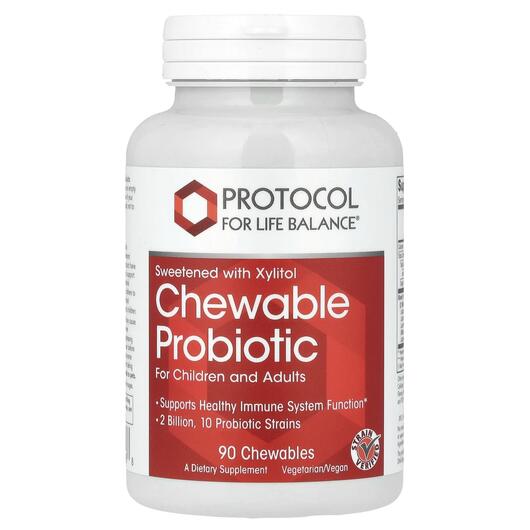 Основное фото товара Пробиотики, Chewable Probiotic, 90 таблеток
