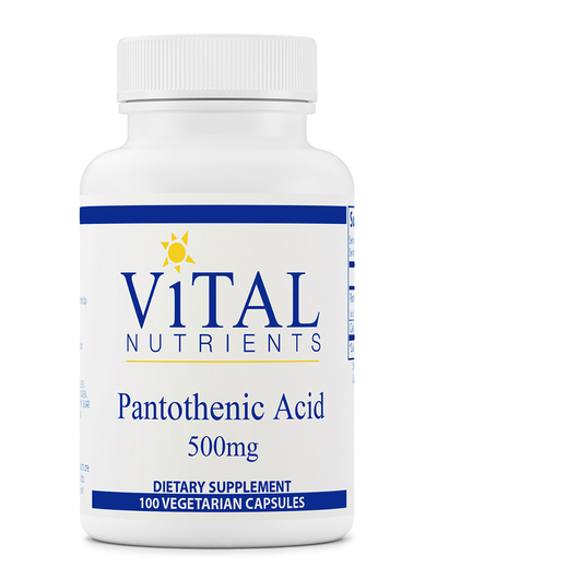 Основное фото товара Pantothenic Acid 500 mg, Витамин B5 Пантотеновая кислота, 100 кап