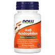 Фото товару NOW, Acidophilus 4x6, Пробіотики Ацидофилус 4x6, 60 капсул