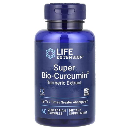 Основное фото товара Супер Био-Куркумин 400 мг, Super Bio-Curcumin 400 mg, 60 капсул