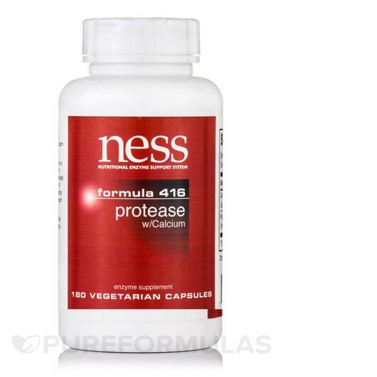 Основне фото товара Protease with Calcium Formula 416, Ферменти, 180 капсул
