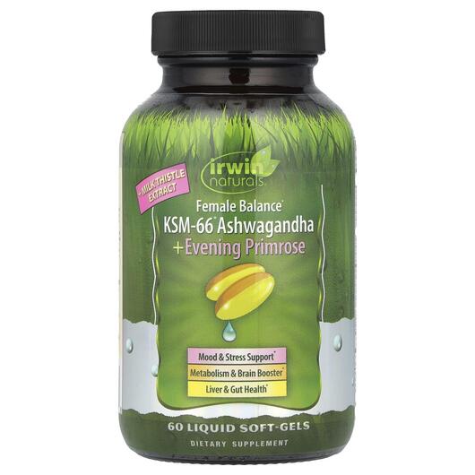 Основное фото товара Female Balance KSM-66 Ashwagandha + Evening Primrose, Ашваганда, 