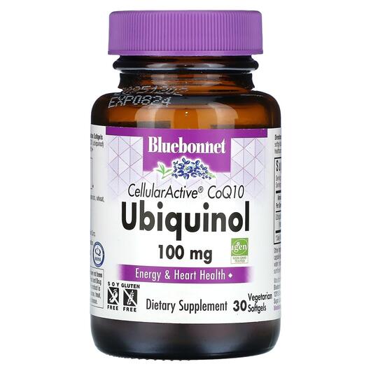 Основное фото товара CellularActive CoQ10 Ubiquinol, Коэнзим CoQ10, 30 Vegetarian Soft
