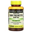 Фото товара Mason, Со Пальметто, Whole Herb Saw Palmetto 500 mg, 90 капсул